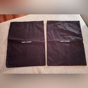 Saint Laurent shoe dust bags